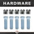 Rear Axle Kit Fits GM 8.5" Diff 30 Spline 31-1/16" Long