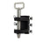 BulletProof Heavy Duty 2-Tang Clevis with 1" Pin