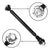 NEW USA Standard Front Driveshaft for Jeep Liberty, 19" Weld to Weld