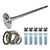 Rear Axle Kit Fits GM 55P Diff 17 Spline RH 30" Long '57 Car & Vette