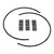 USA Standard Manual Trans AX15 & R151 Chrysler 5th Spring Key Kit Non-Updated