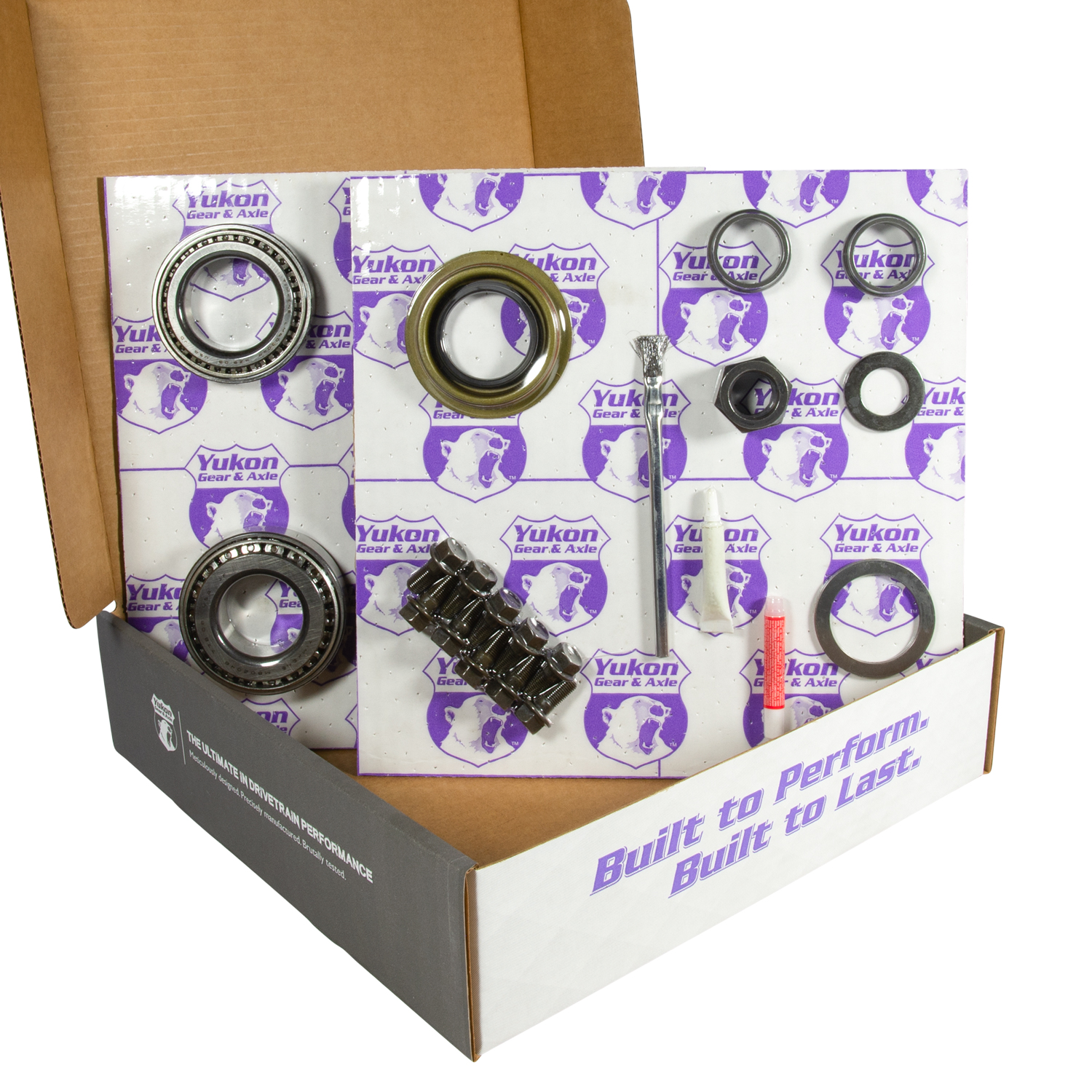 8.25" CHY 4.56 Rear Ring & Pinion, Install Kit, 1.618" ID Axle Bearings & Seals