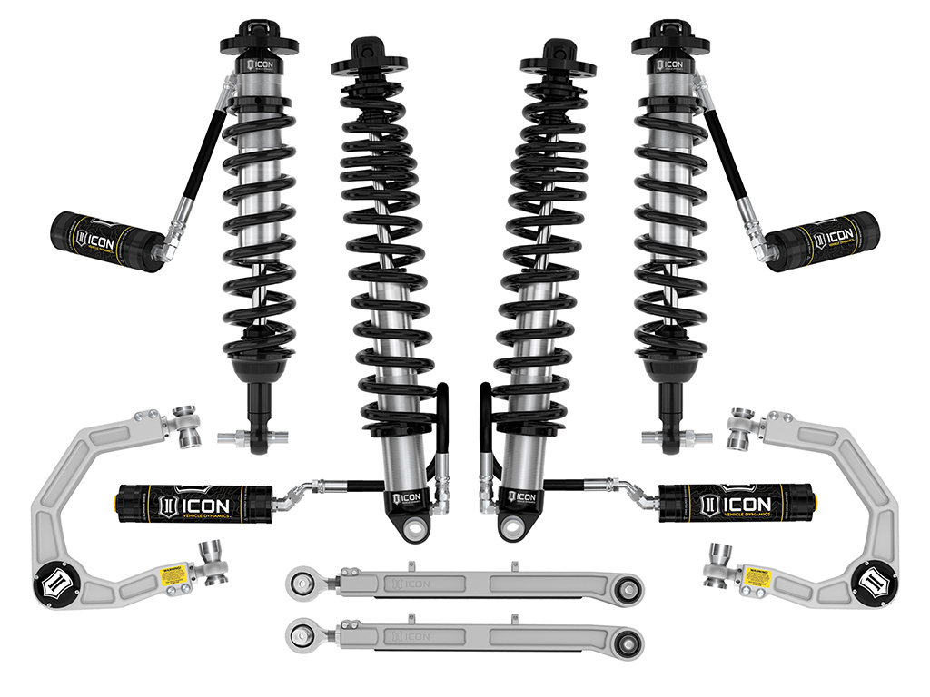 ICON 2021-2023 Ford Bronco, Non-Sasquatch, 3-4" Lift, Stage 5 Suspension System, Billet