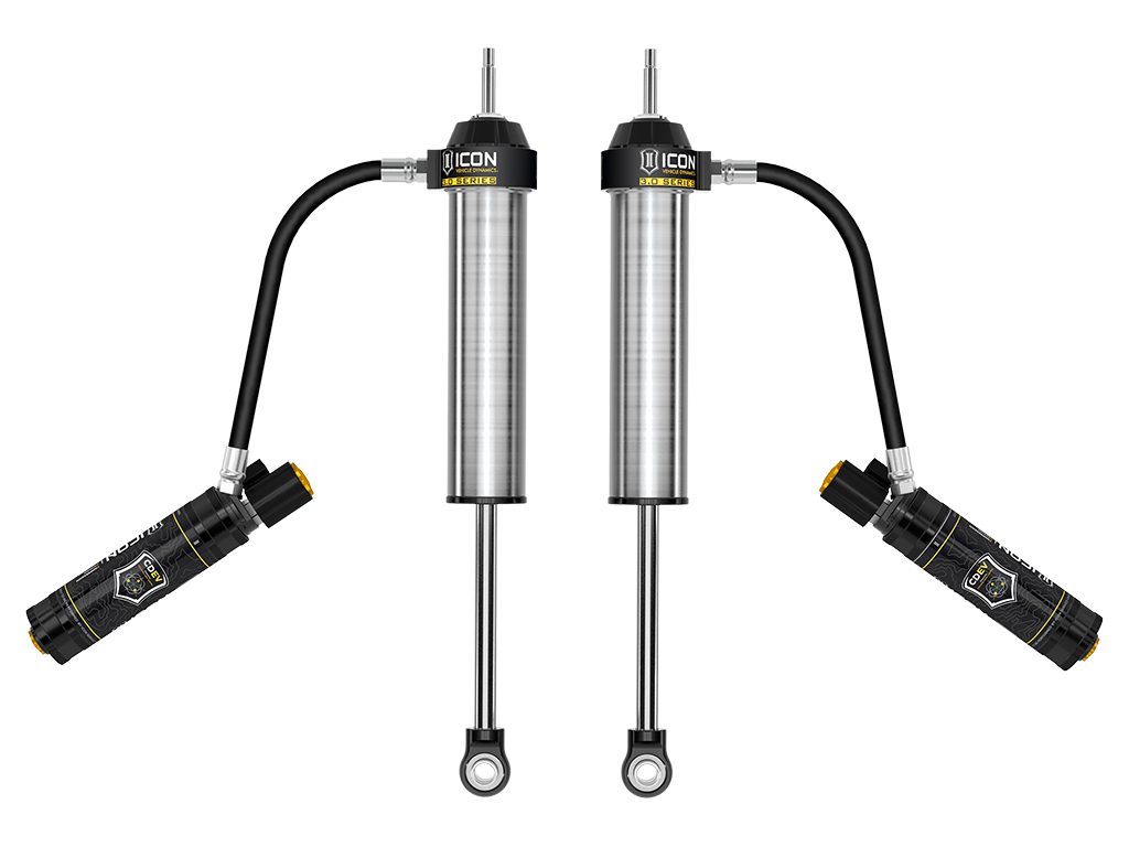ICON 2022-2025 Toyota Tundra 0-1.5” Lift/2023-2024 Sequoia 0-4" Lift, Rear, V.S. 3.0 Series Shock Absorbers, Remote Reservoir w/ CDEV, Pair
