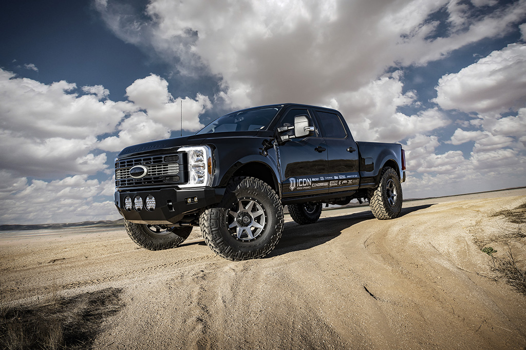 ICON 2023-2025 Ford F-250/F-350 Super Duty 4WD, 4.5” Lift, Front, V.S. 2.5 Aluminum Series Shocks, Remote Reservoir, Pair