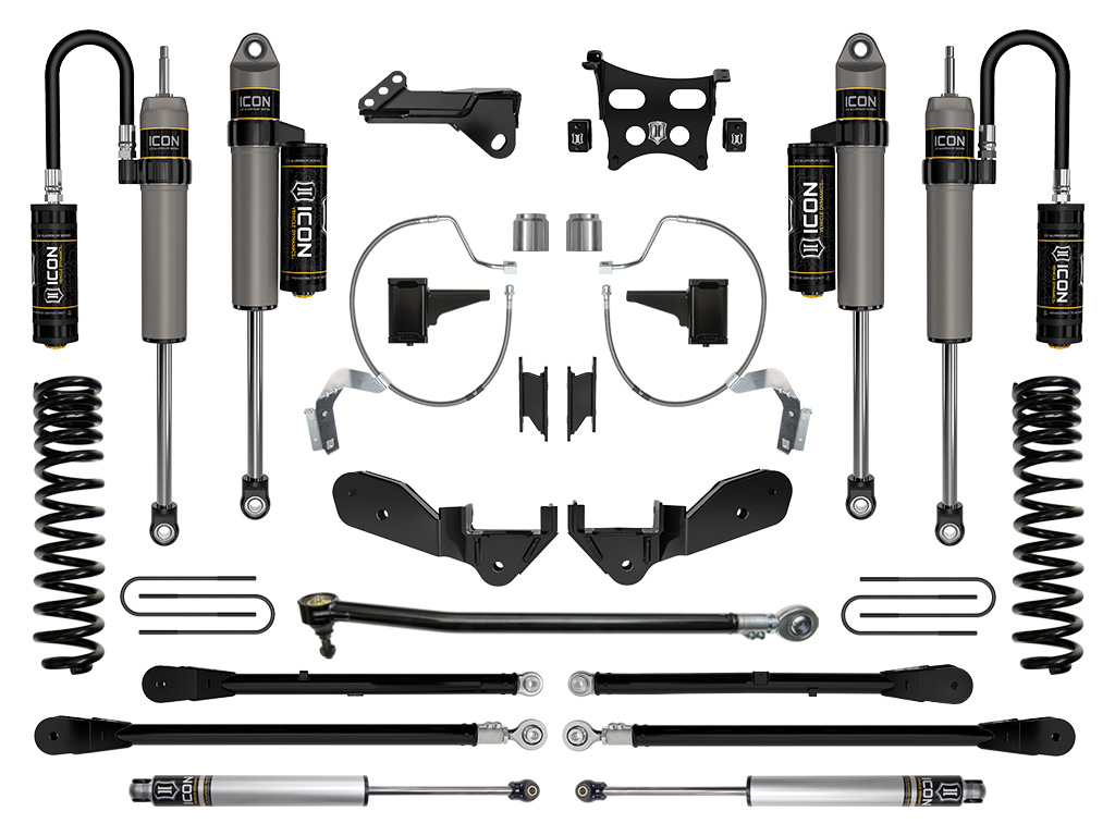 ICON 2023-2025 Ford F-250/F-350 Super Duty 4WD, Diesel, 4.5" Lift, Stage 6 Suspension System