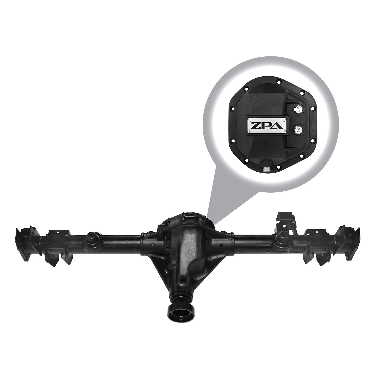 Zumbrota Performance Axle, Rear Axle Assembly, Dana 44, '07-'15 Jeep Wrangler (Except Rubicon), 4.56 Ratio, Open
