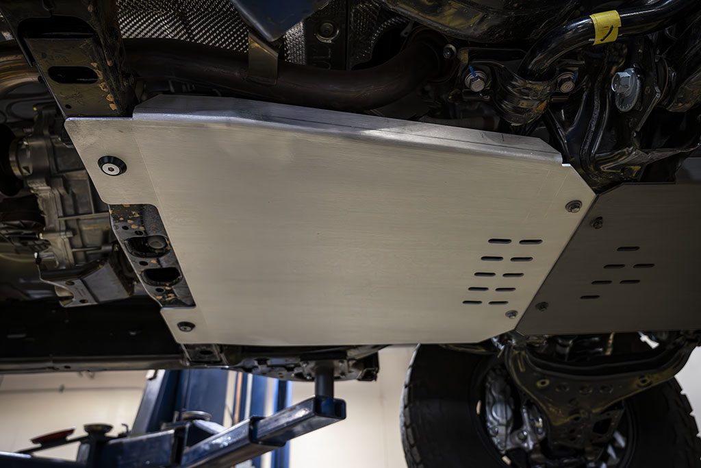 ICON 2024-2025 Toyota Tacoma/2025 Toyota 4Runner, Gas/Automatic, Transmission Skid Plate Kit