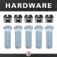 Rear Axle Kit Fits GM 12T Diff 30 Spline 5 Lug 31-7/16" Long