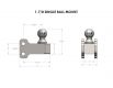 BulletProof 1-7/8" Single Ball Mount