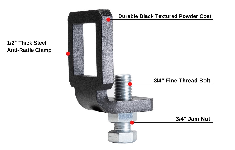 BulletProof 2" Anti-Rattle Clamp