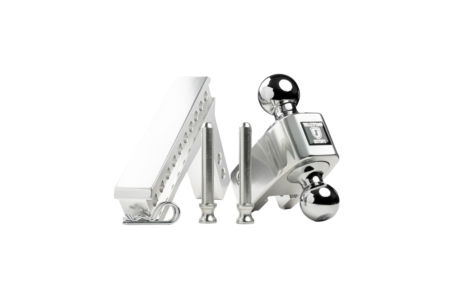 BulletProof 2.0" Aluminum Medium Duty 6" Drop/Rise Hitch