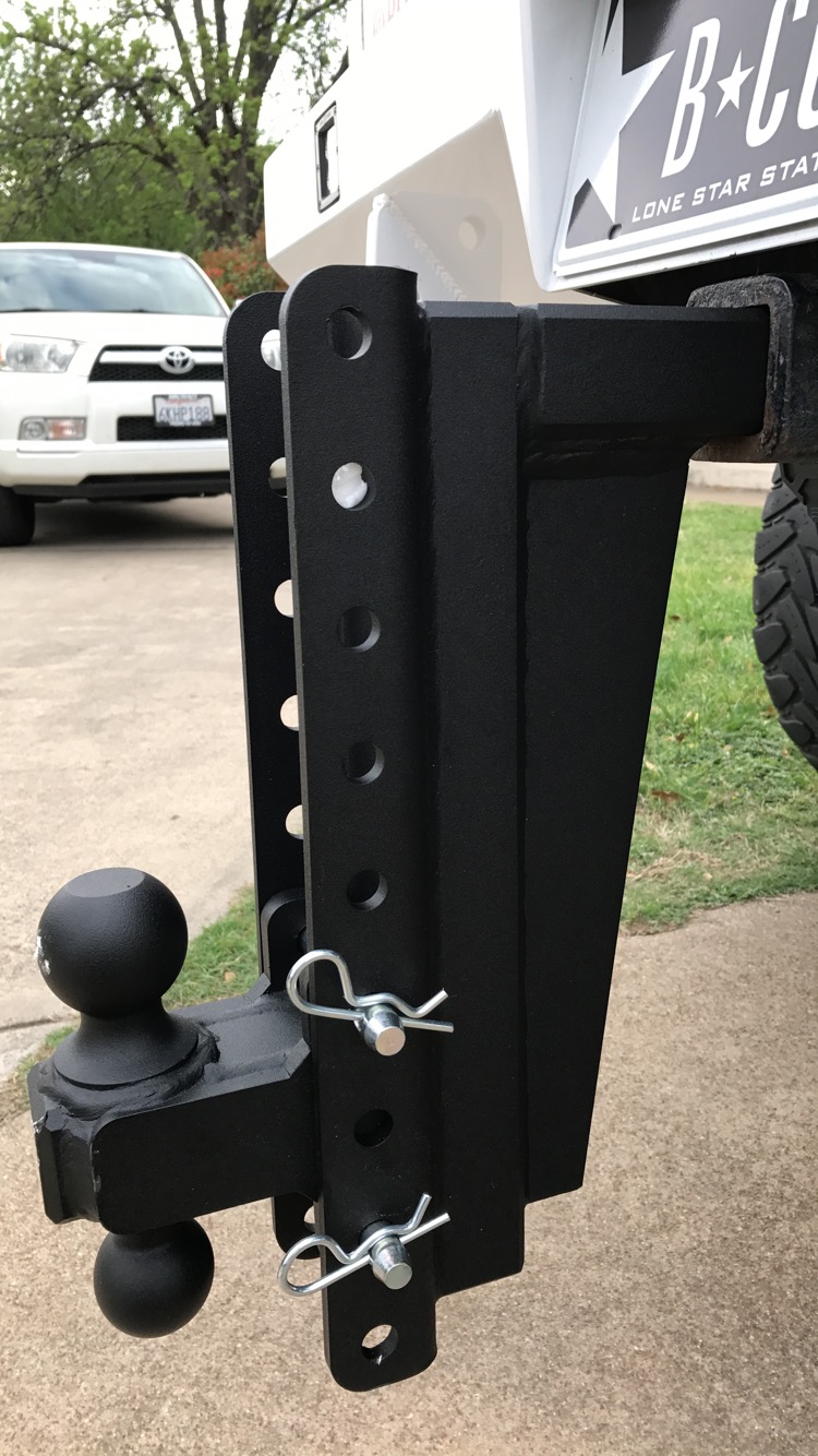 BulletProof 2.5" Extreme Duty 12" Drop/Rise Hitch