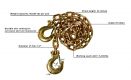 BulletProof Extreme Duty 1/2" Safety Chains (Pair)