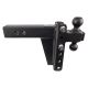 BulletProof 2.5" Shank Heavy Duty 6" Drop/Rise Hitch