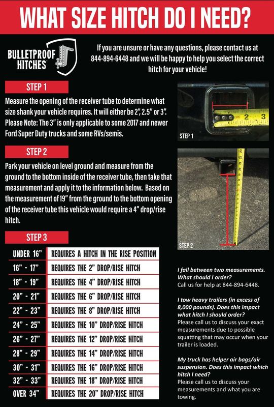 BulletProof 3.0" Heavy Duty 4" & 6" Offset Hitch