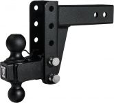 BulletProof 2.5" Medium Duty 4" Drop/Rise Hitch