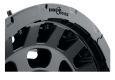 ICON Alloys Hammer Pro, Satin Black, 17 x 8.5 / 6 x 5.5, 25mm Offset, 5.75" BS