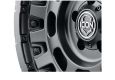 ICON Alloys Hammer Pro, Satin Black, 17 x 8.5 / 6 x 5.5, 25mm Offset, 5.75" BS