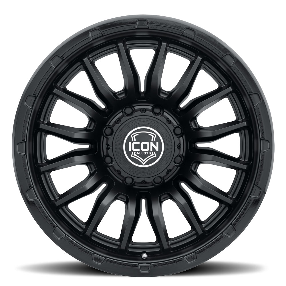 ICON Alloys Cajon, Double Black, 20 x 9 / 8 x 170, 6mm Offset, 5.25" BS