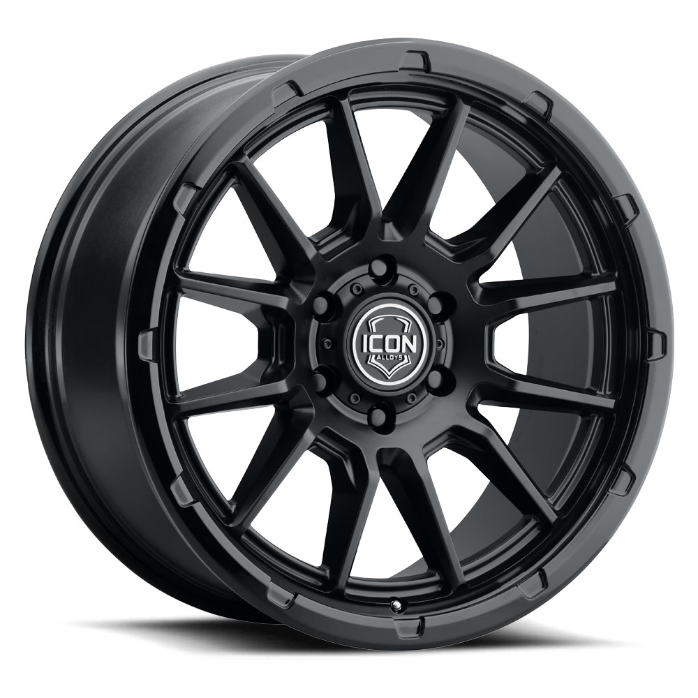 ICON Alloys Cajon, Double Black, 20 x 9 / 6 x 5.5, 16mm Offset, 5.625" BS