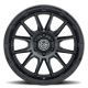 ICON Alloys Cajon, Double Black, 20 x 9 / 6 x 5.5, 16mm Offset, 5.625" BS