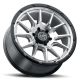 ICON Alloys Cajon, Silver Machined w/ Gloss Black Lip, 20 x 9 / 6 x 5.5, 16mm Offset, 5.625" BS