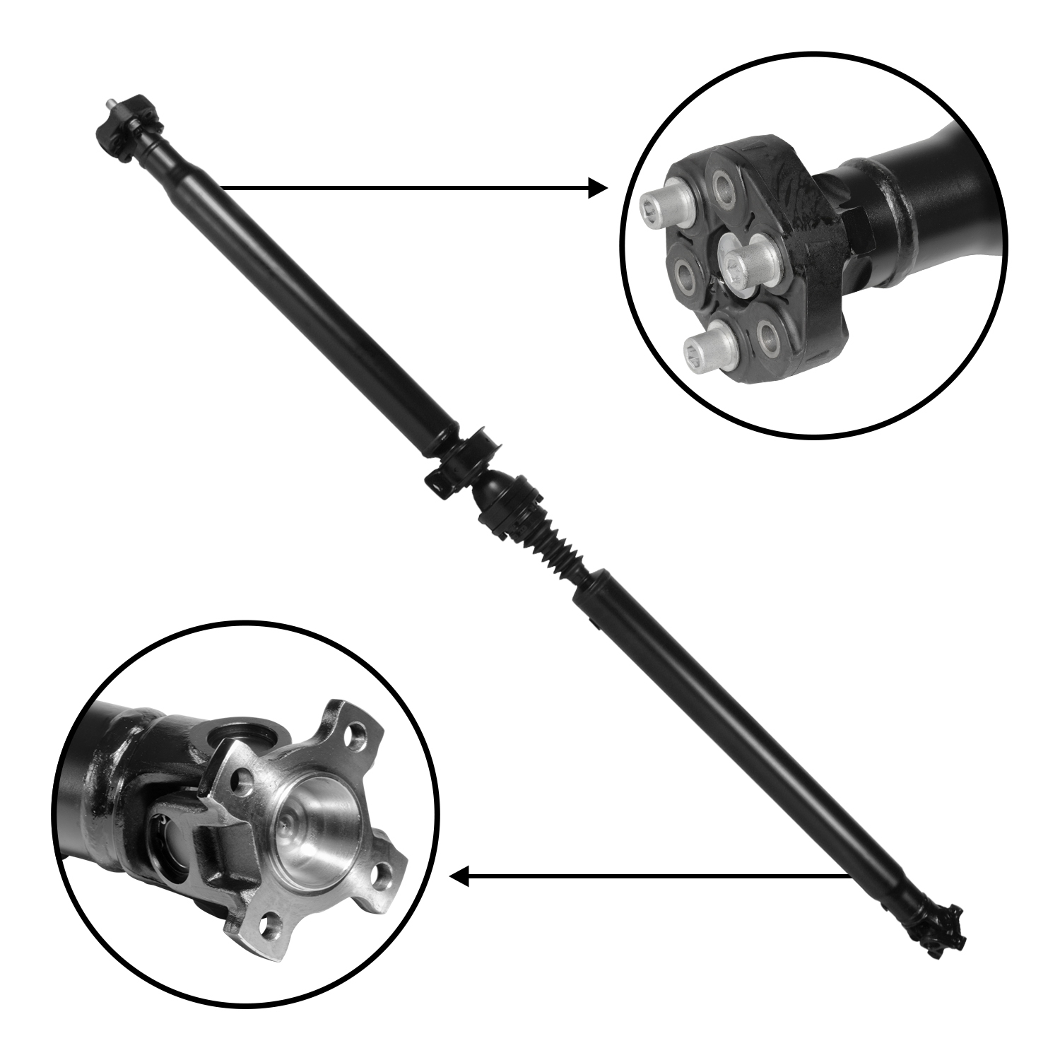 USA Standard Gear Rear Driveshaft for Hyundai Tucson/Kia Sportage, Length 78”