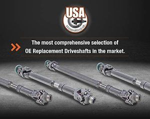 NEW USA Standard Front Driveshaft for Mercedes, 28.125" Flange to Flange