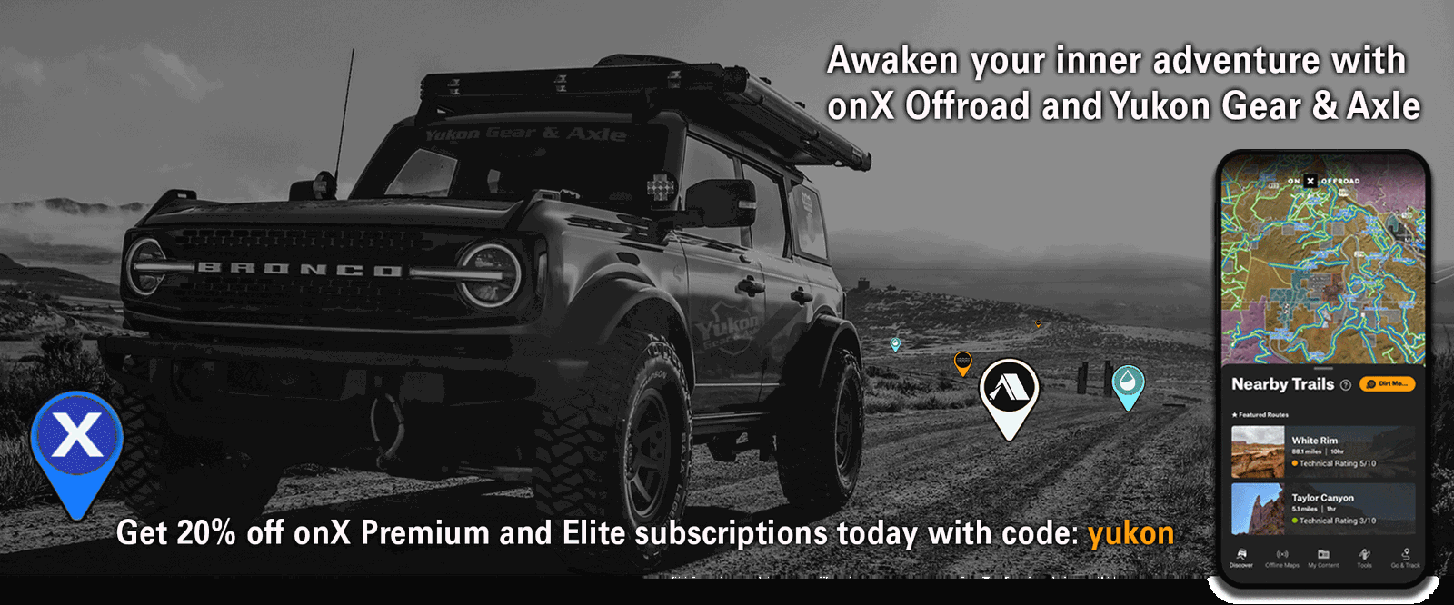 Yukon Teams With onX Offroad, Inc.